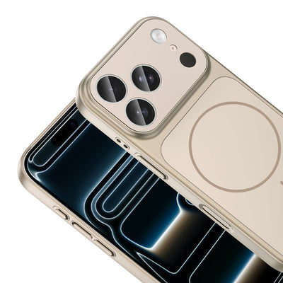 Apple iPhone 17 Pro Max Kılıf Zore M-Safe Şarj Özellikli Kamera Korumalı Formen Kapak Siyah