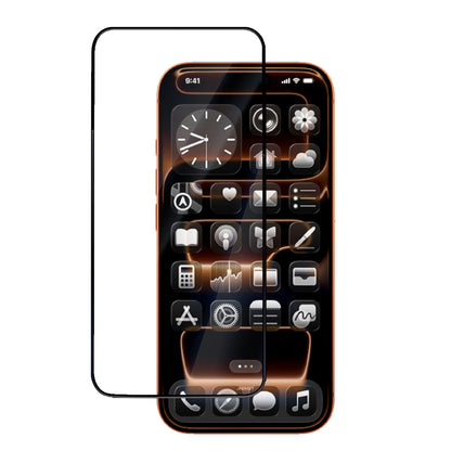 Apple iPhone 17 Pro Max Mohseven Pure Safir Coating HD 3D Glue Temperli Cam Ekran Koruyucu