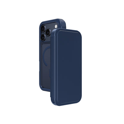 iPhone 17 Pro Max PU Kartlıklı Kılıflı Amazingthing Glamour Foilo Serisi Kılıf