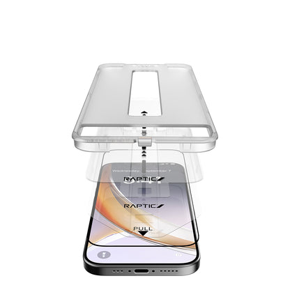 iPhone 17 Pro Max Raptic Air Glass 2.5D Ekran Koruyucu 2 Adet + Kolay Uygulama Aparatlı