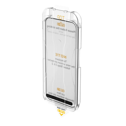 iPhone 17 Pro Max Wiwu SQ-008 Oleofobik Easy Install Darbeye Karşı Dayanıklı Temperli Cam Ekran Koruyucu + Kolay Uygulama Aparatlı