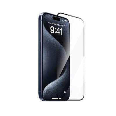 Apple iPhone 17 Pro Max Wiwu SQ-008 Oleofobik Easy Install Darbeye Karşı Dayanıklı Temperli Cam Ekran Koruyucu + Kolay Uygulama Aparatlı Şeffaf