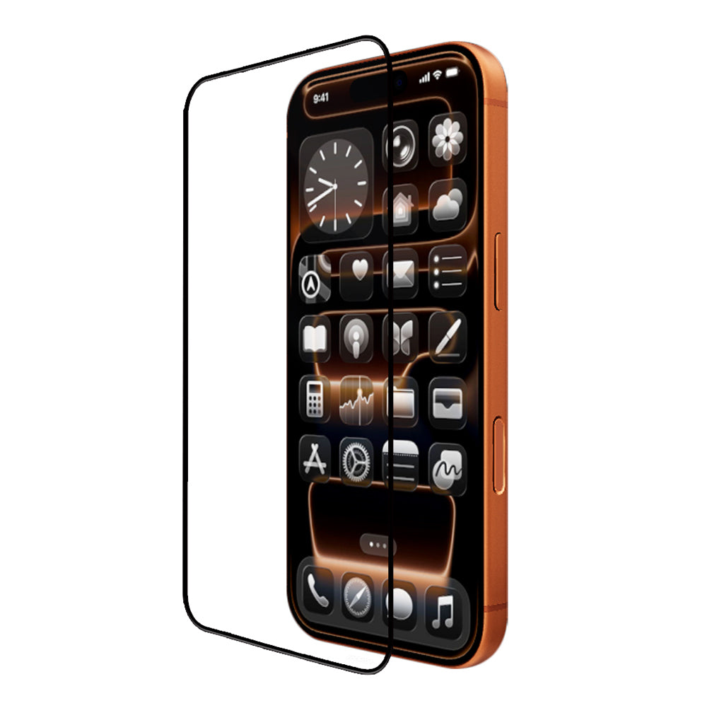 Apple iPhone 17 Pro Mohseven Pure Safir Coating HD 3D Glue Temperli Cam Ekran Koruyucu