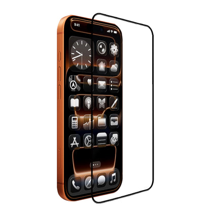 Apple iPhone 17 Pro Mohseven Pure Safir Coating HD 3D Glue Temperli Cam Ekran Koruyucu