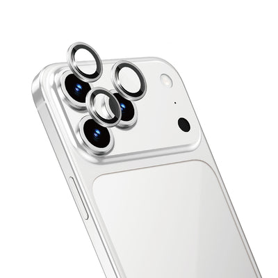 Apple iPhone 17 Pro Wiwu LG-005 Falcon Anti Reflective Çizilmeye Karşı Dayanıklı Kamera Lens Koruyucu Gümüş