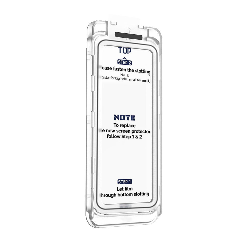 iPhone 17 Pro Wiwu SQ-008 Oleofobik Easy Install Darbeye Karşı Dayanıklı Temperli Cam Ekran Koruyucu + Kolay Uygulama Aparatlı