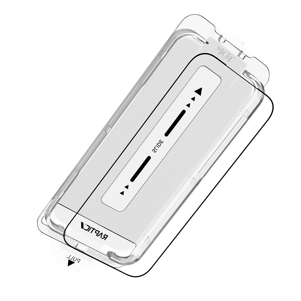 iPhone 17 Raptic Air Glass 2.5D Ekran Koruyucu 2 Adet + Kolay Uygulama Aparatlı