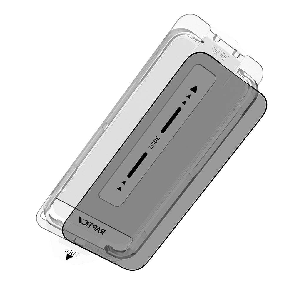 iPhone 17 Raptic Air Glass 2.5D Privacy Hayalet Ekran Koruyucu 2 Adet + Kolay Uygulama Aparatlı