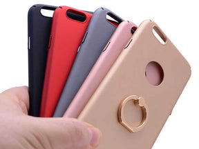 Apple iPhone 5 Kılıf Zore Yüzüklü Rubber Kapak