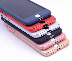 Apple iPhone 5 Kılıf Zore 360 3 Parçalı Rubber Kapak