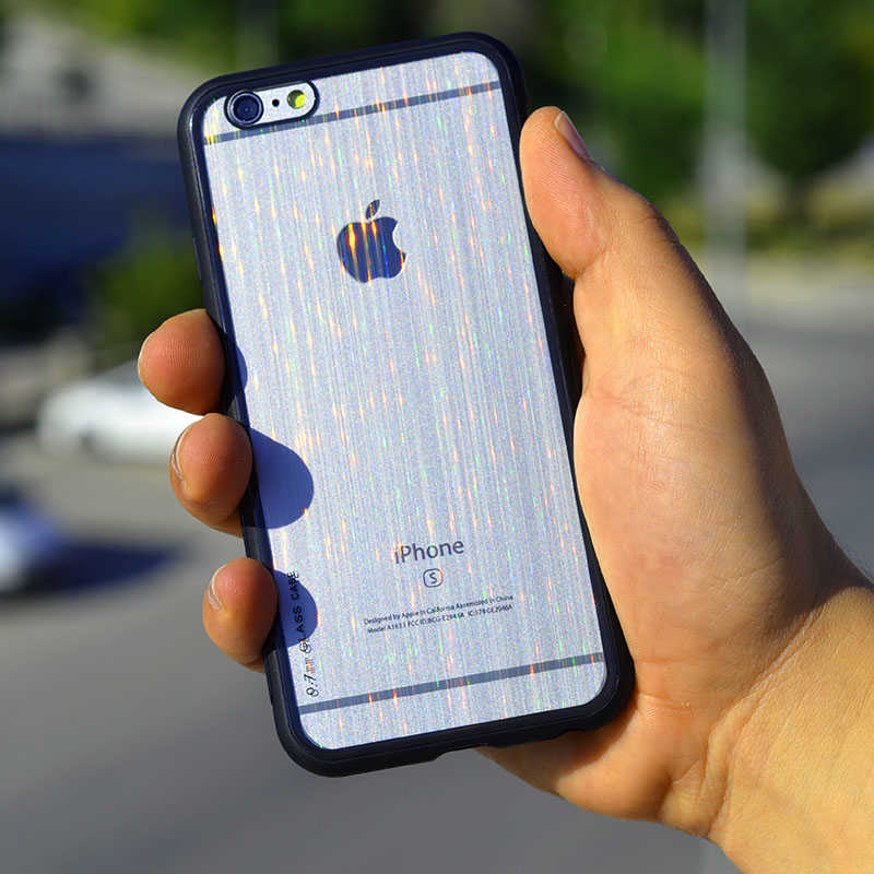 Apple iPhone 6 Kılıf Zore Çizgili Craft Arka Kapak