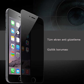 Apple iPhone 6 Zore Kor Privacy Cam Ekran Koruyucu