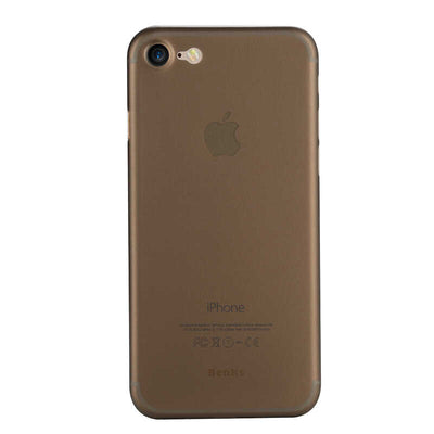 Apple iPhone 7 Kılıf Benks Lollipop Protective Kapak Transparan Siyah