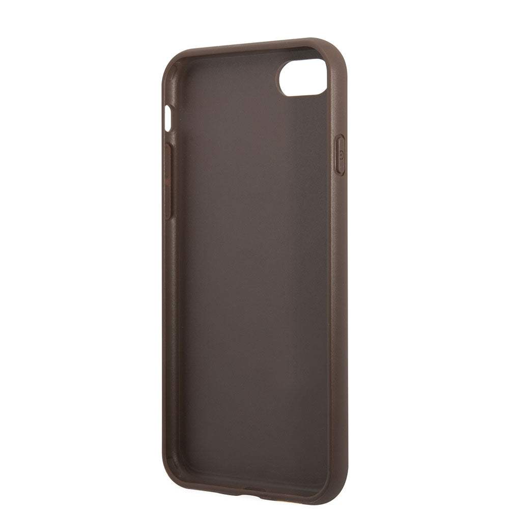 Apple iPhone 7 Kılıf GUESS Çift Kart Bölmeli Kapak Siyah