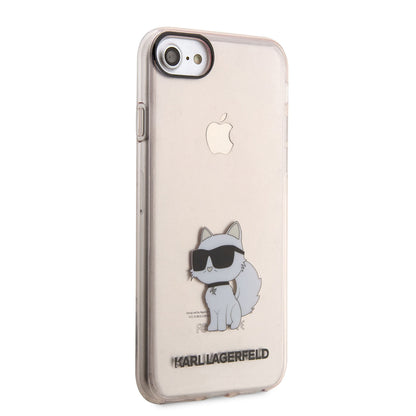 iPhone 7 Kılıf Karl Lagerfeld Transparan Choupette Dizayn Kılıf