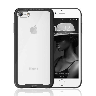 Apple iPhone 7 Kılıf Roar Glassoul Airframe Kapak Kırmızı