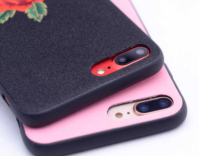 Apple iPhone 7 Plus Kılıf Zore Rose Kapak