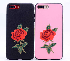 Apple iPhone 7 Plus Kılıf Zore Rose Kapak