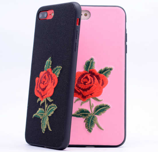 Apple iPhone 8 Plus Kılıf Zore Rose Kapak