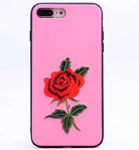 Apple iPhone 8 Plus Kılıf Zore Rose Kapak