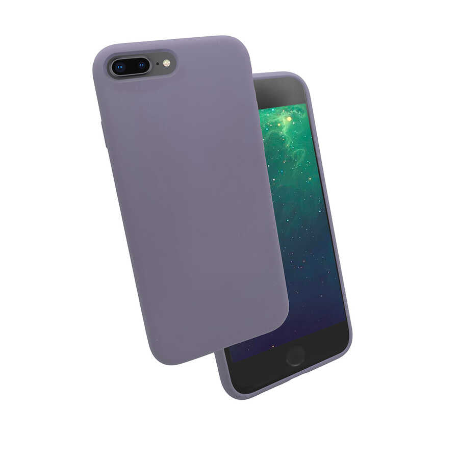 Apple iPhone 8 Plus Kılıf Zore Silk Silikon