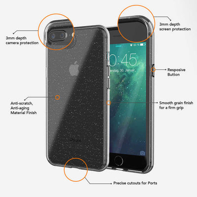 Apple iPhone 8 Plus UR Vogue Kapak Siyah