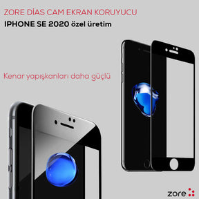 Apple iPhone SE 2020 Zore Dias Cam Ekran Koruyucu