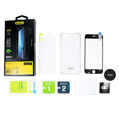 Apple iPhone SE 2022 Go Des 5 in 1 Full Body Shield Siyah