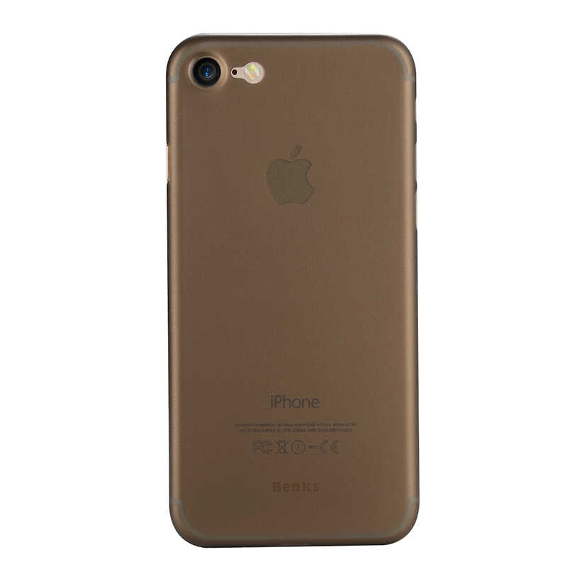 Apple iPhone SE 2022 Kılıf Benks Lollipop Protective Kapak Transparan Siyah