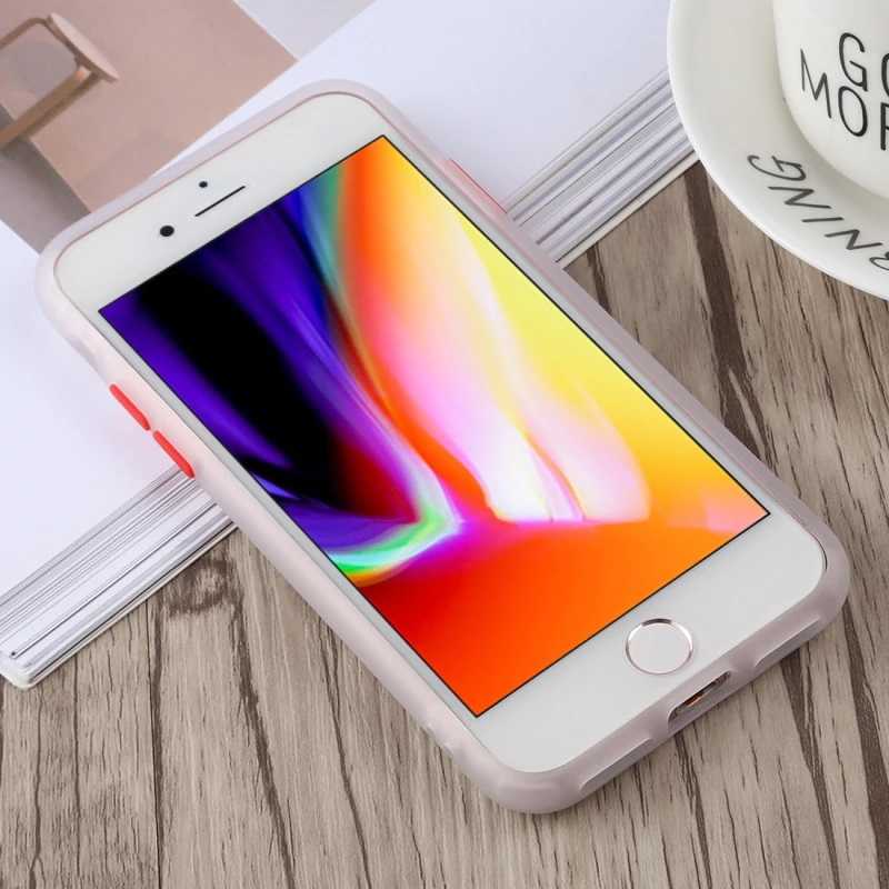 Apple iPhone SE 2022 Kılıf Benks Magic Smooth Drop Resistance Kapak Kırmızı