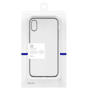 Apple iPhone X Benks Magic Glitz Ultra-Thin Transparent Protective Soft Kapak