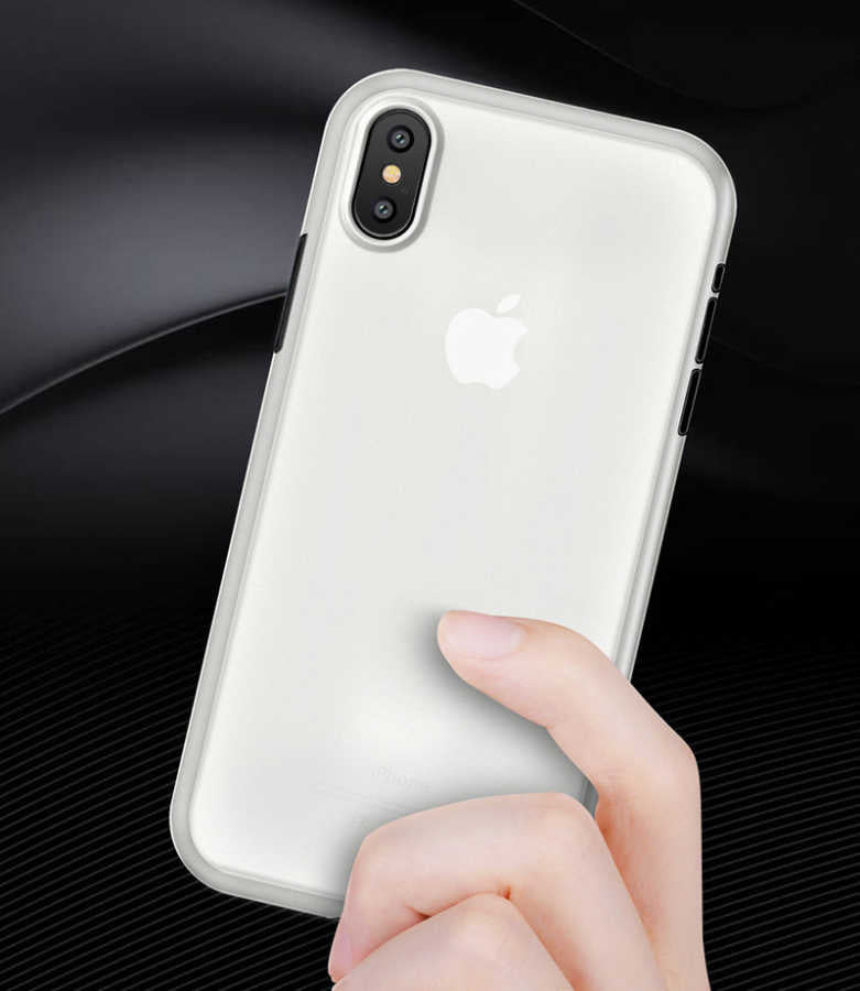 Apple iPhone X Kılıf Zore 1.Kalite PP Silikon