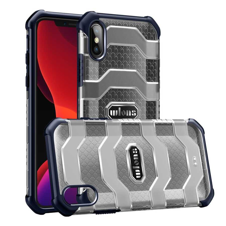 Apple iPhone X Kılıf Wlons Mit Kapak Yeşil