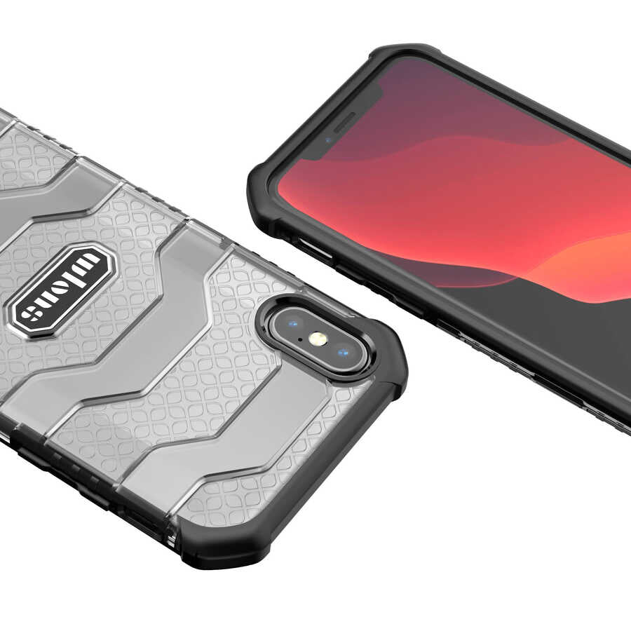 Apple iPhone X Kılıf Wlons Mit Kapak Yeşil