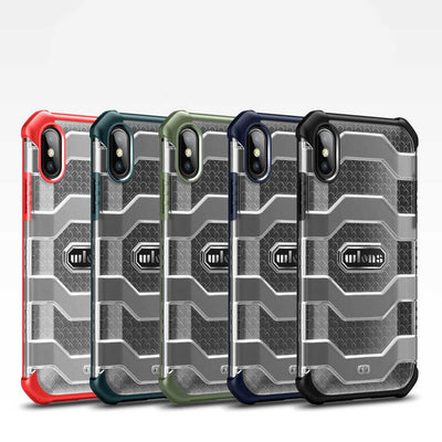 Apple iPhone X Kılıf Wlons Mit Kapak Yeşil