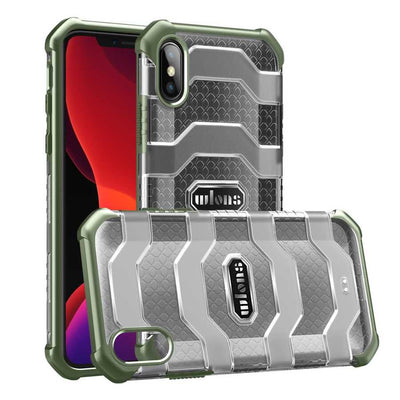 Apple iPhone X Kılıf Wlons Mit Kapak Yeşil