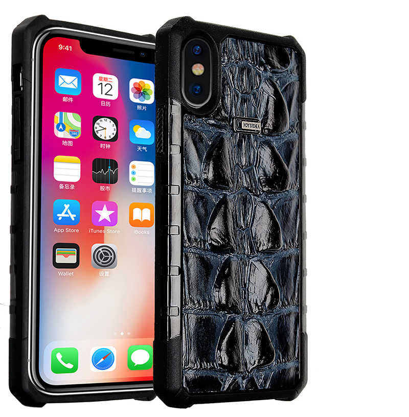 Apple iPhone X Kılıf Zore Crocow Kapak