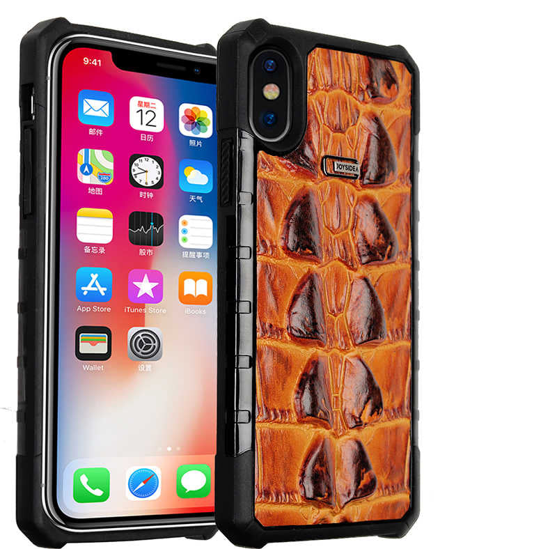 Apple iPhone X Kılıf Zore Crocow Kapak