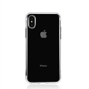 Apple iPhone X Kılıf Zore Dört Köşeli Lazer Silikon Kapak