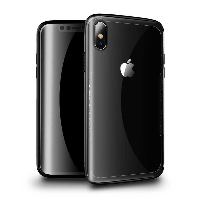 Apple iPhone X Kılıf Zore Eğimli Craft Cam Kapak