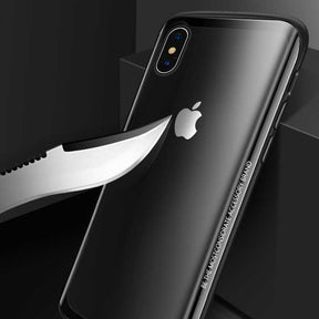 Apple iPhone X Kılıf Zore Eğimli Craft Cam Kapak