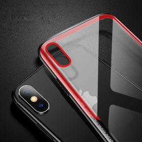 Apple iPhone X Kılıf Zore Eğimli Craft Cam Kapak