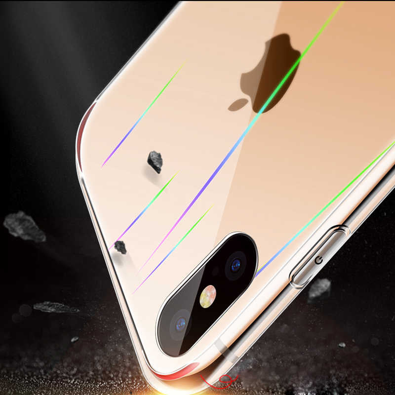 Apple iPhone X Kılıf Zore Rainbow Kapak