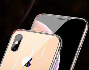 Apple iPhone X Kılıf Zore Rainbow Kapak