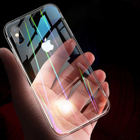 Apple iPhone X Kılıf Zore Rainbow Kapak