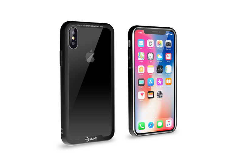 Apple iPhone X Kılıf Roar Glassoul Airframe Kapak