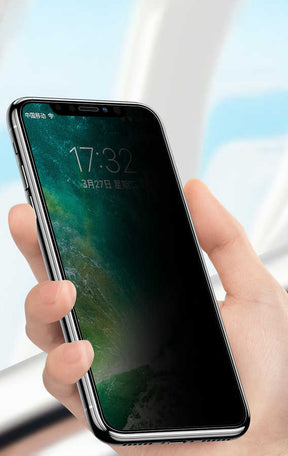 Apple iPhone X Zore Anti-Dust Mat Privacy Temperli Ekran Koruyucu