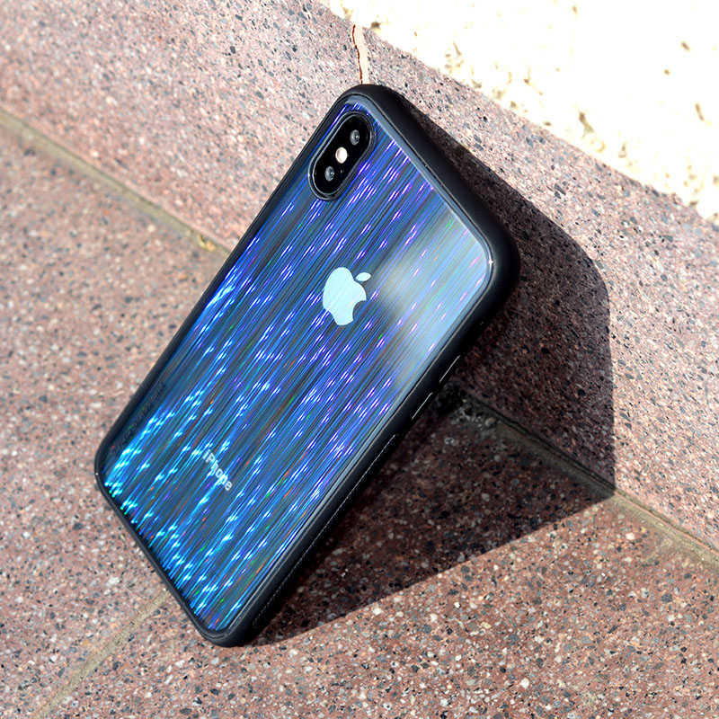 Apple iPhone X Kılıf Zore Çizgili Craft Arka Kapak