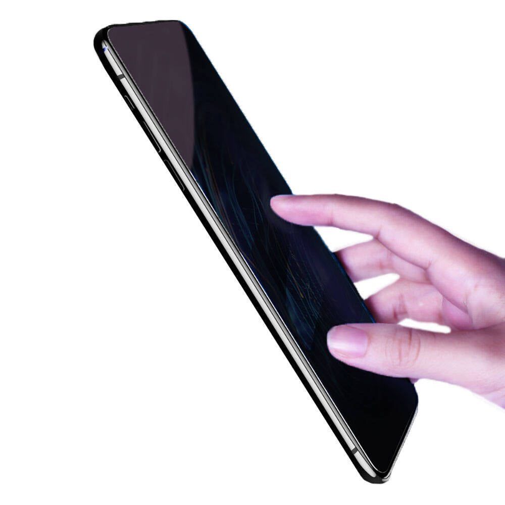 Apple iPhone XR 6.1 Hidrofobik Ve Oleofobik Özellikli Benks Privacy Air Shield Ekran Koruyucu 10'lu Paket Şeffaf