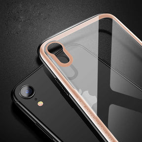 Apple iPhone XR 6.1 Kılıf Zore Eğimli Craft Cam Kapak